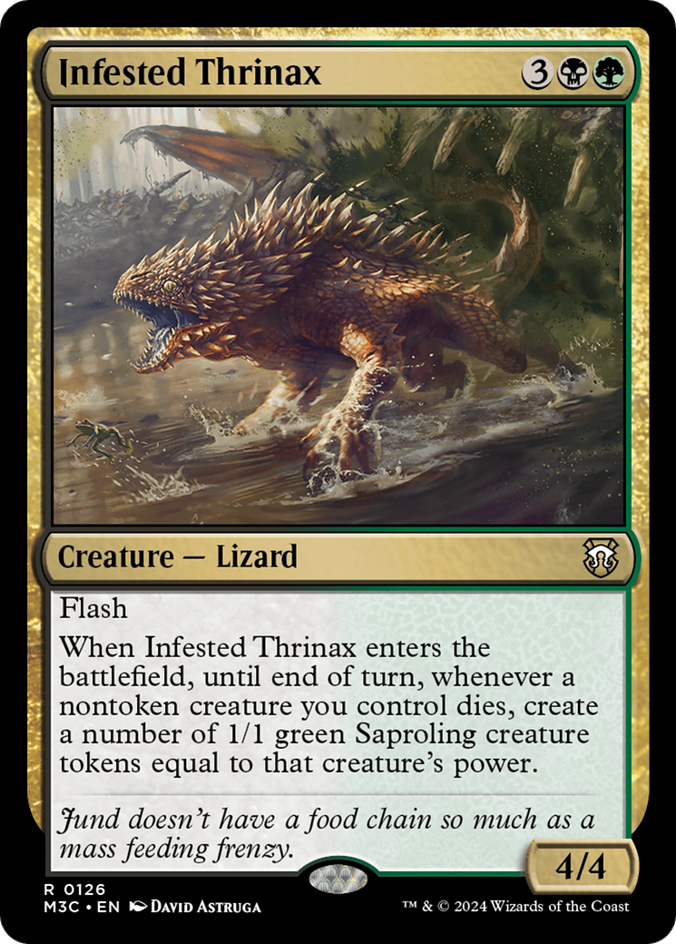 Infested Thrinax [Modern Horizons 3 Commander] | Shuffle n Cut Hobbies & Games