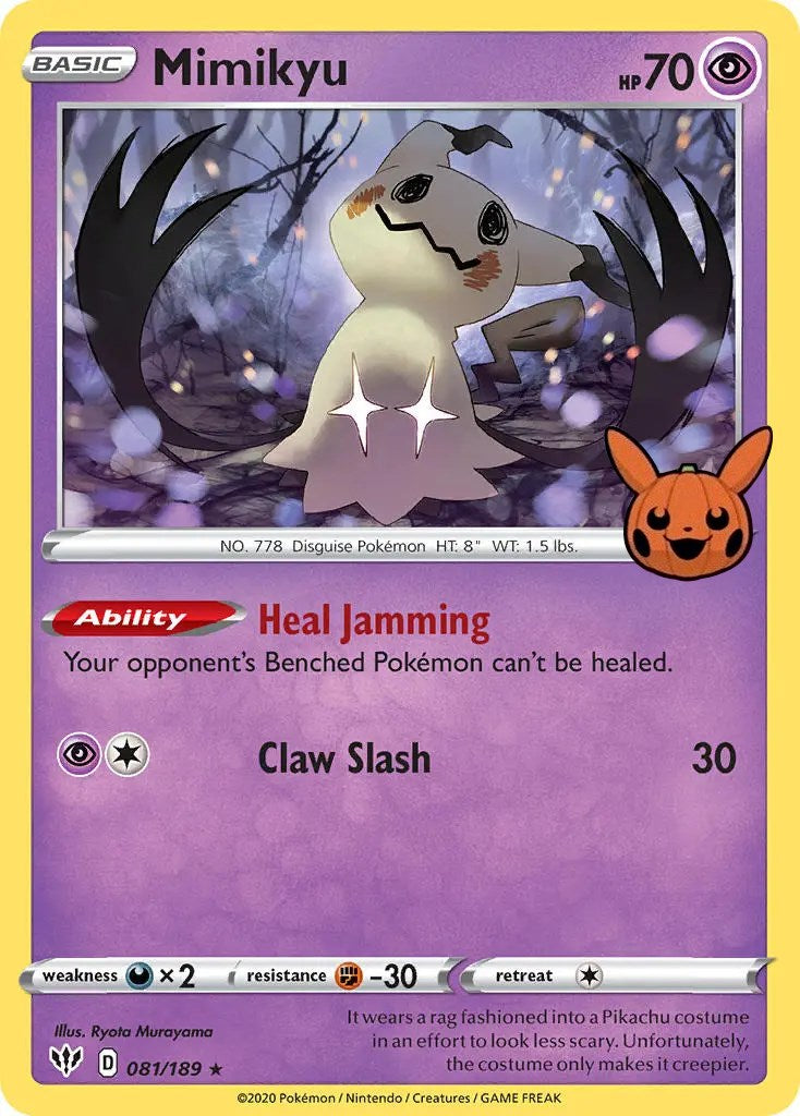 Mimikyu (081/189) [Trick or Trade] | Shuffle n Cut Hobbies & Games