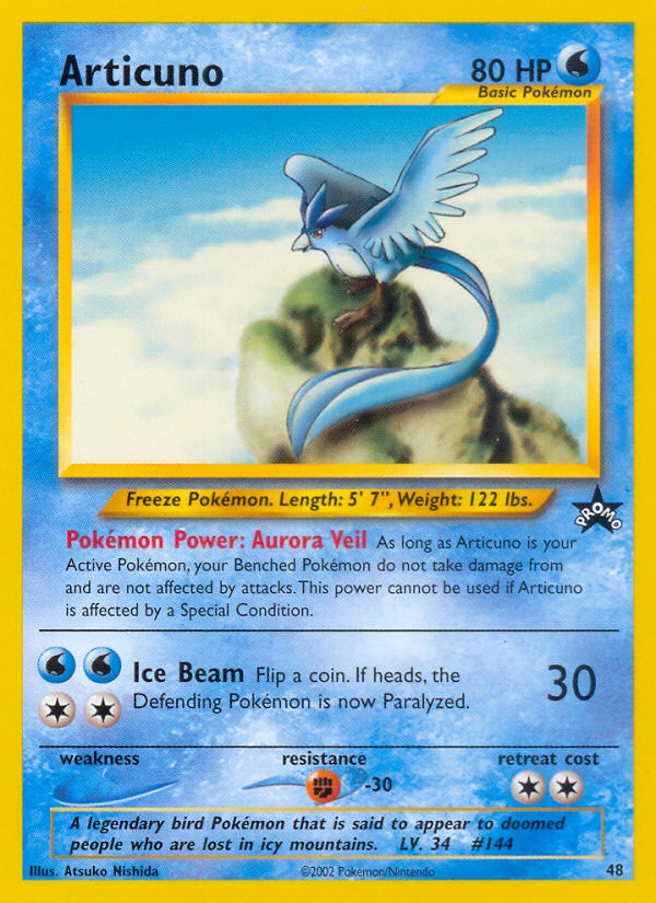 Articuno (48) [Wizards of the Coast: Black Star Promos] | Shuffle n Cut Hobbies & Games