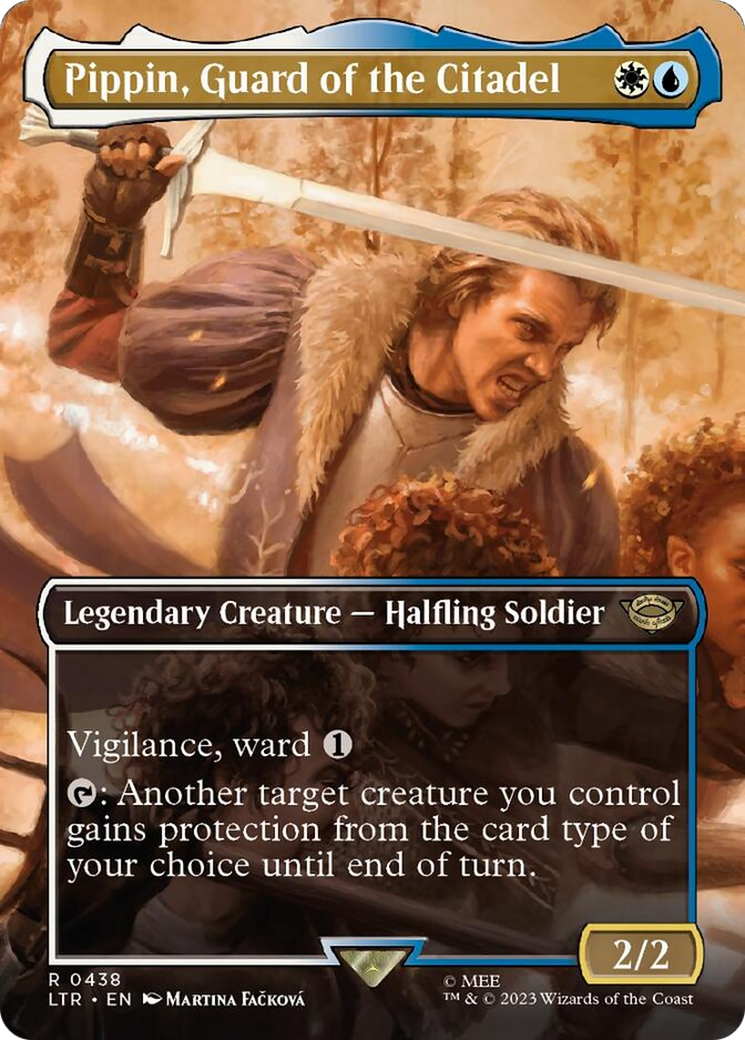 Pippin, Guard of the Citadel (Borderless Alternate Art) [The Lord of the Rings: Tales of Middle-Earth] | Shuffle n Cut Hobbies & Games