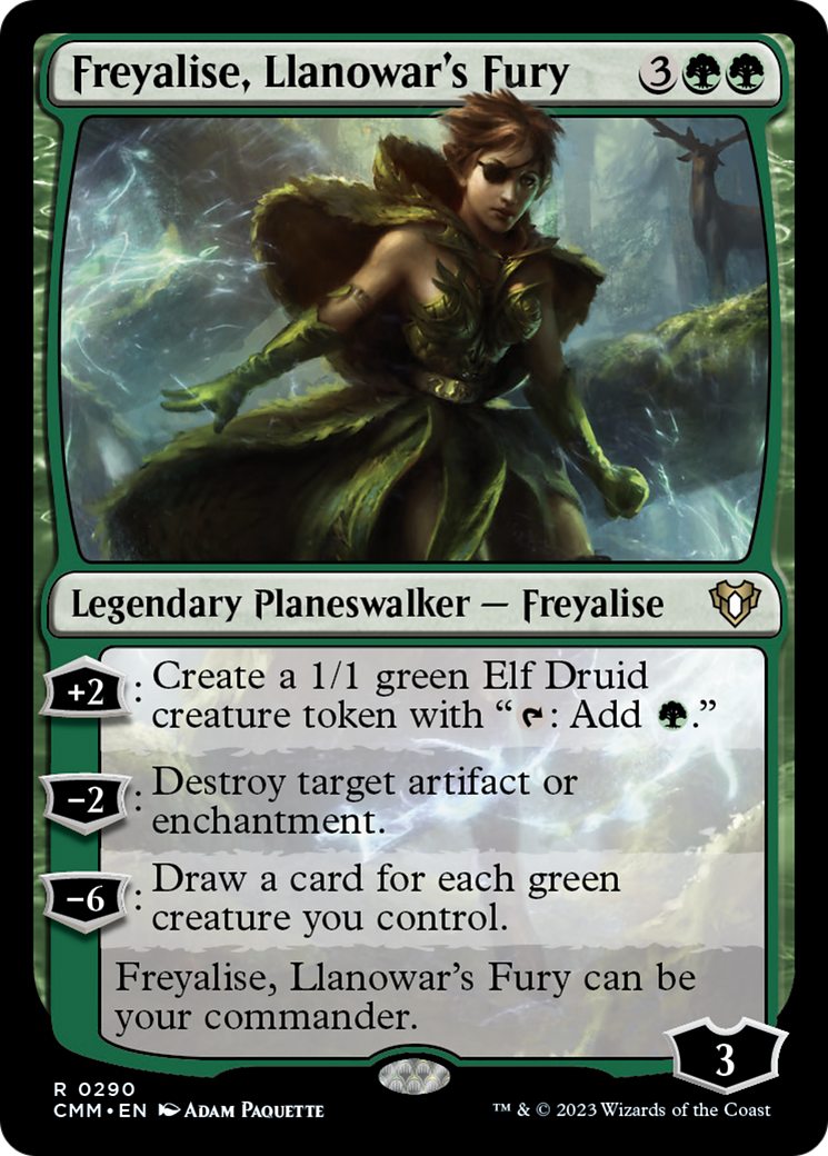 Freyalise, Llanowar's Fury [Commander Masters] | Shuffle n Cut Hobbies & Games