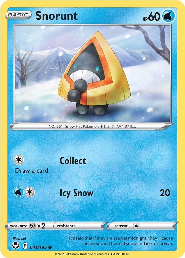 Snorunt (041/195) [Sword & Shield: Silver Tempest] | Shuffle n Cut Hobbies & Games