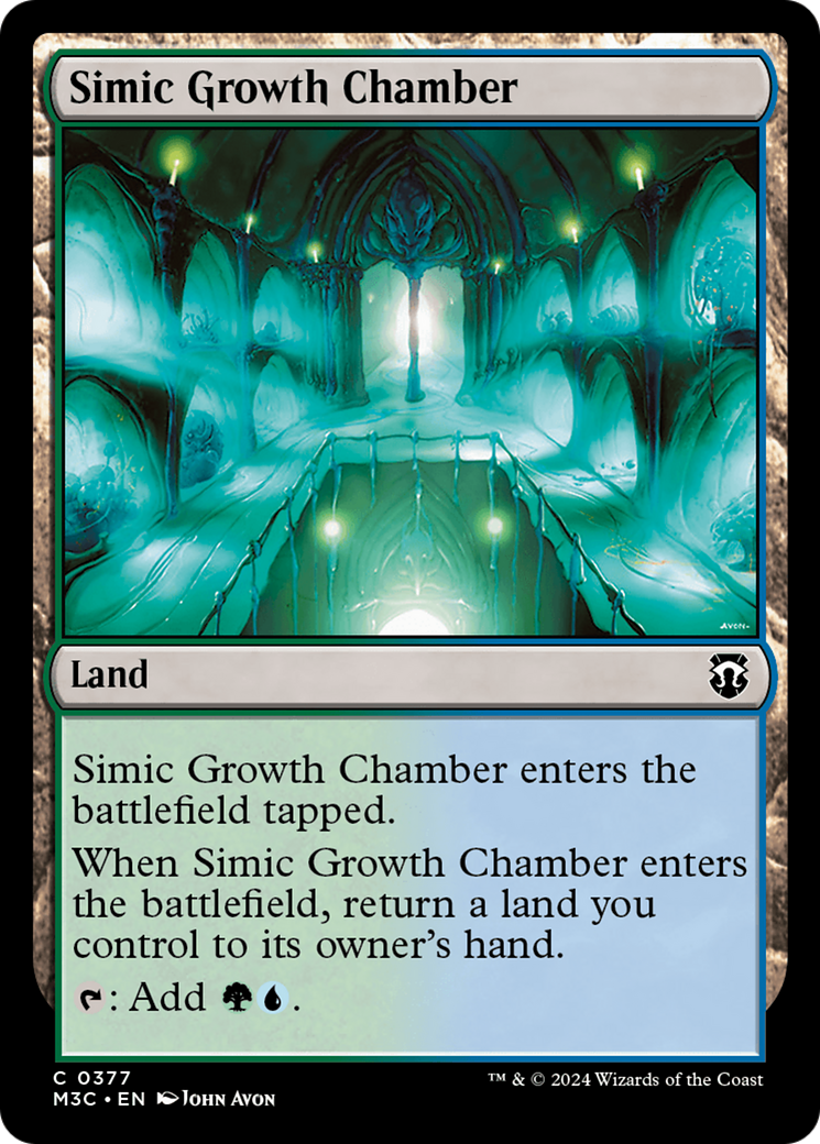 Simic Growth Chamber (Ripple Foil) [Modern Horizons 3 Commander] | Shuffle n Cut Hobbies & Games