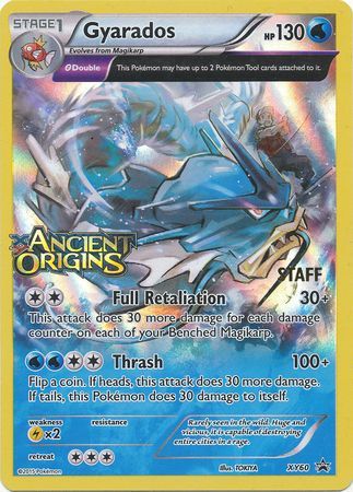 Gyarados (XY60) (Staff) [XY: Black Star Promos] | Shuffle n Cut Hobbies & Games