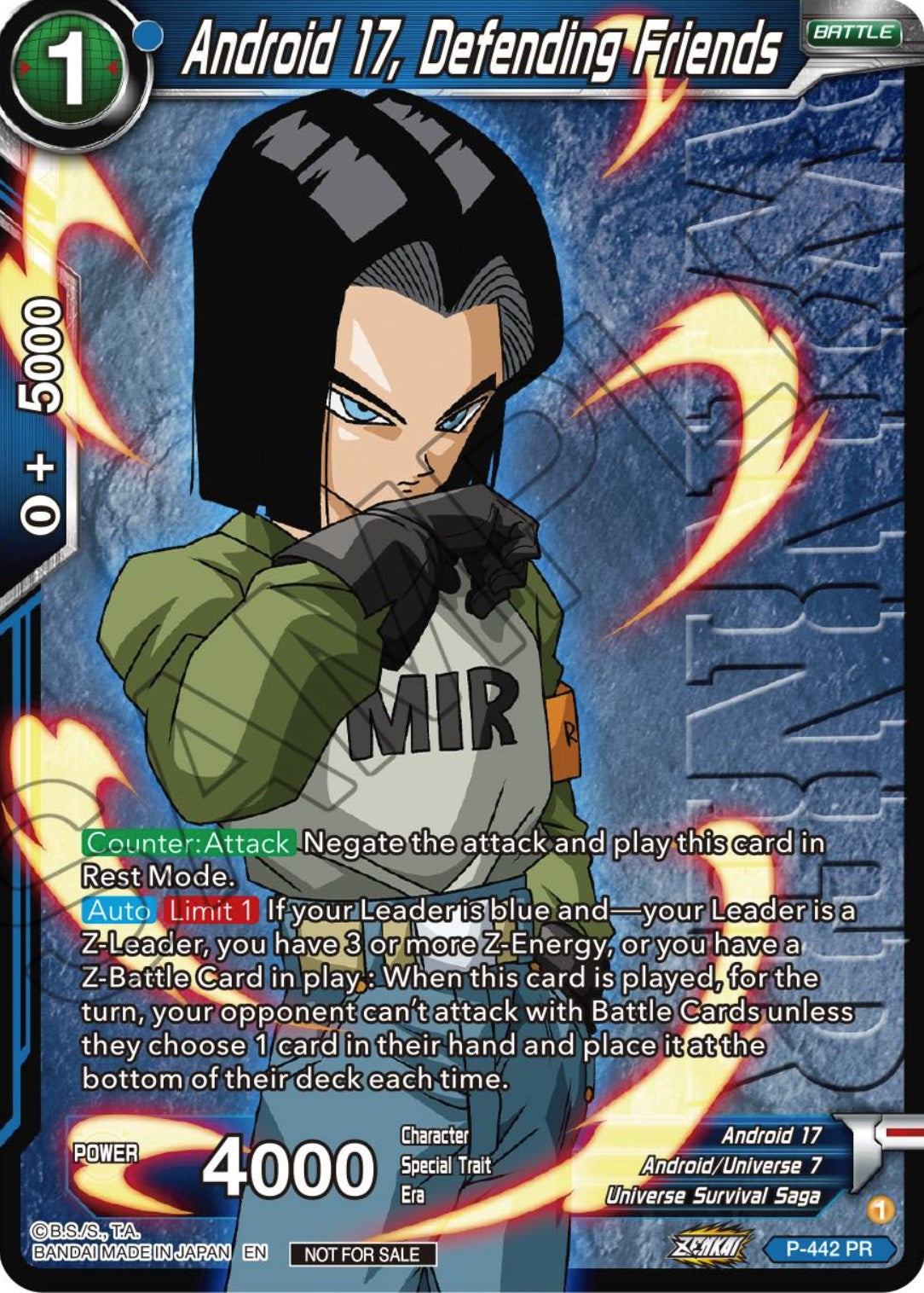 Android 17, Defending Friends (Winner) (P-442) [Tournament Promotion Cards] | Shuffle n Cut Hobbies & Games