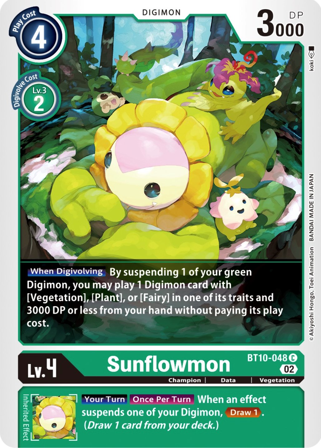 Sunflowmon [BT10-048] [Xros Encounter] | Shuffle n Cut Hobbies & Games