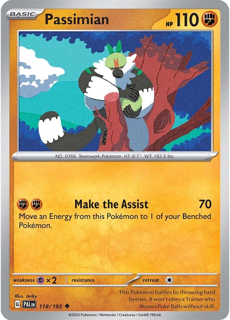 Passimian (118/193) [Scarlet & Violet: Paldea Evolved] | Shuffle n Cut Hobbies & Games
