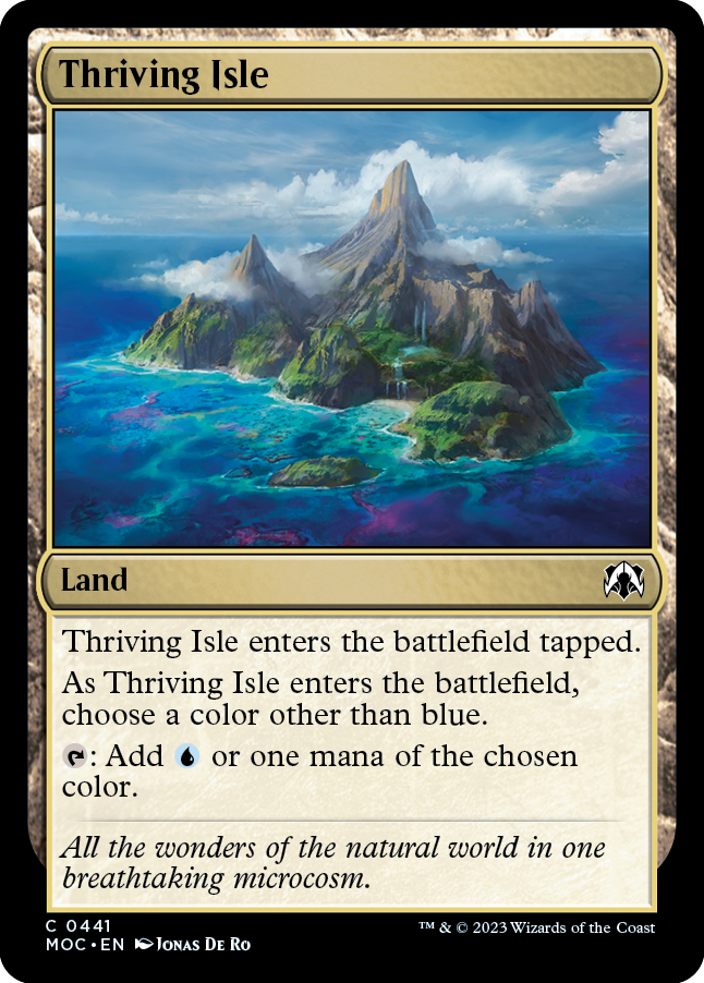 Thriving Isle [March of the Machine Commander] | Shuffle n Cut Hobbies & Games