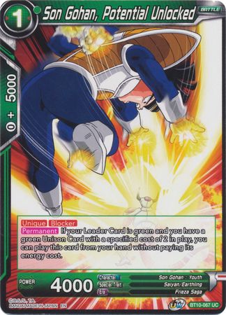 Son Gohan, Potential Unlocked (BT10-067) [Rise of the Unison Warrior 2nd Edition] | Shuffle n Cut Hobbies & Games