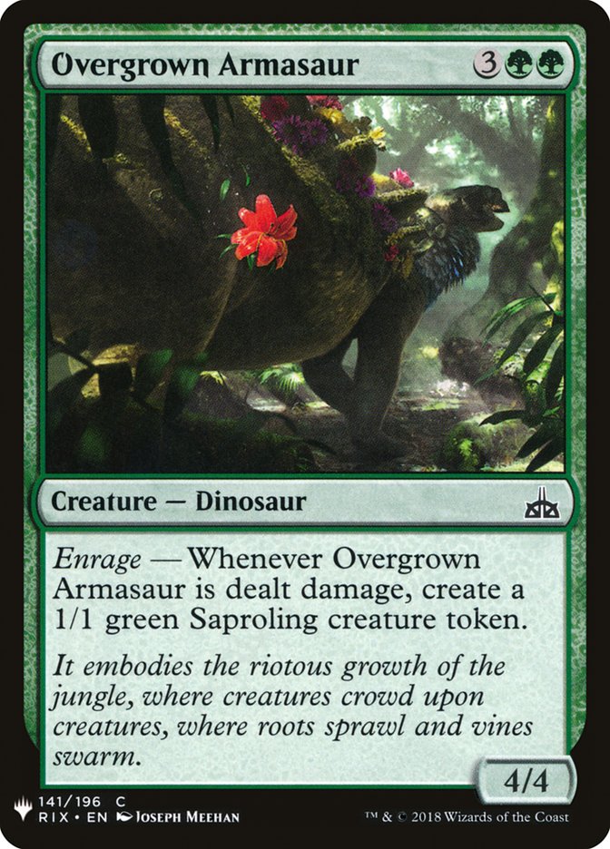 Overgrown Armasaur [Mystery Booster] | Shuffle n Cut Hobbies & Games