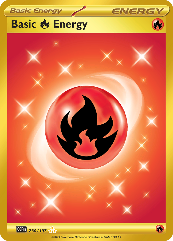 Basic Fire Energy (230/197) [Scarlet & Violet: Obsidian Flames] | Shuffle n Cut Hobbies & Games