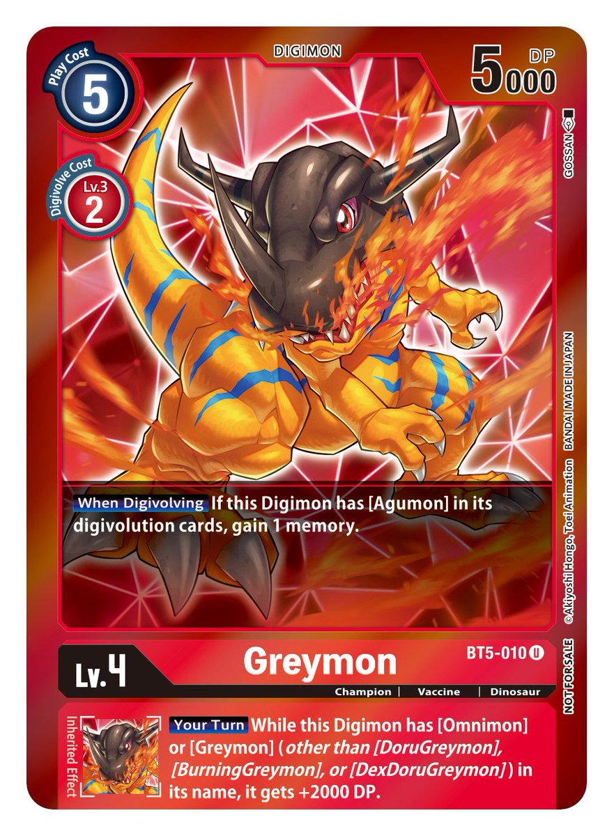 Greymon [BT5-010] (Event Pack 2) [Battle of Omni] | Shuffle n Cut Hobbies & Games