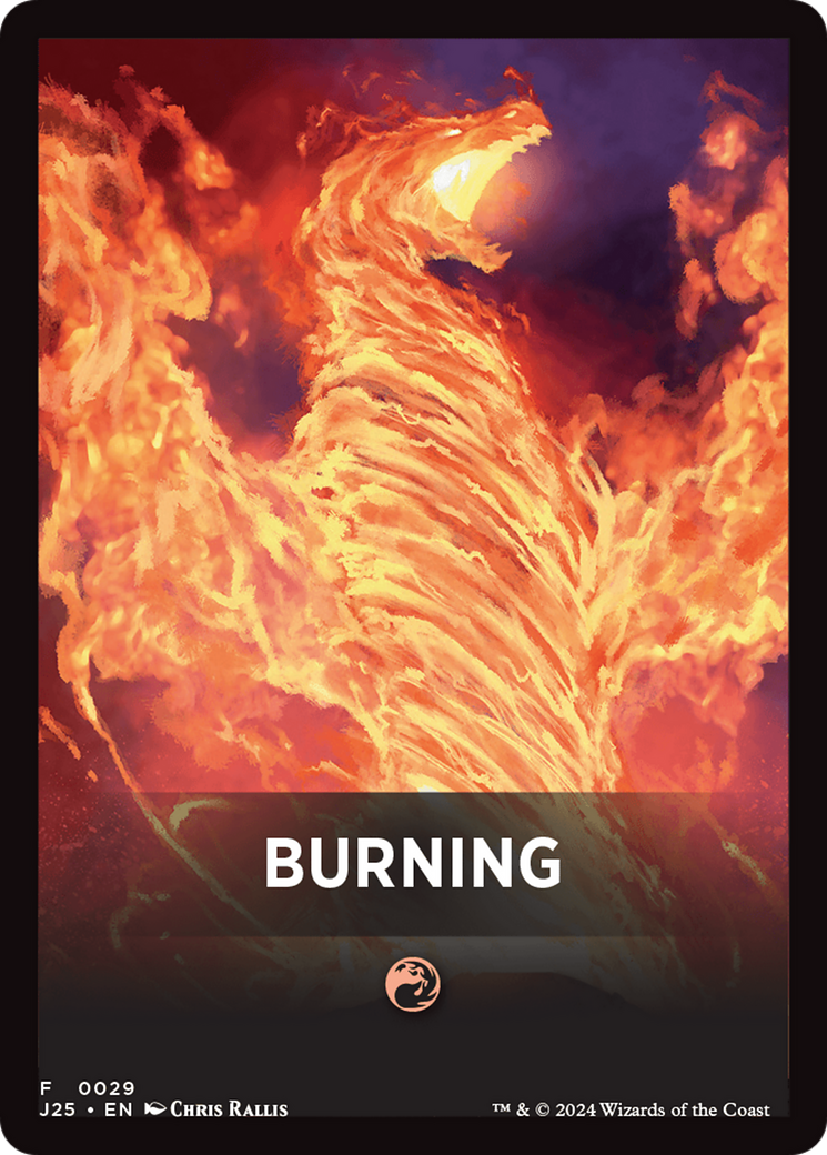 Burning Theme Card [Foundations Jumpstart Front Cards] | Shuffle n Cut Hobbies & Games