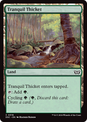 Tranquil Thicket [Duskmourn: House of Horror Commander] | Shuffle n Cut Hobbies & Games