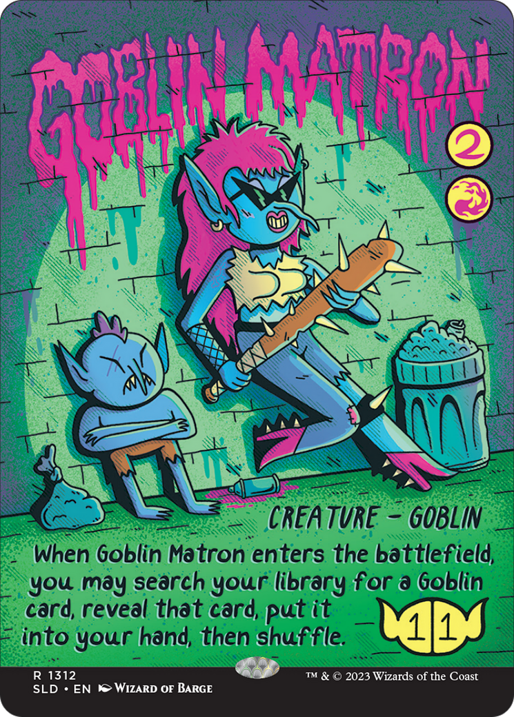 Goblin Matron (Rainbow Foil) [Secret Lair Drop Series] | Shuffle n Cut Hobbies & Games