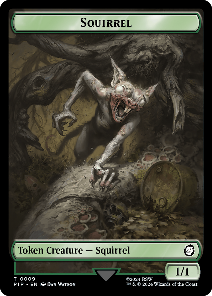 Junk // Squirrel Double-Sided Token [Fallout Tokens] | Shuffle n Cut Hobbies & Games