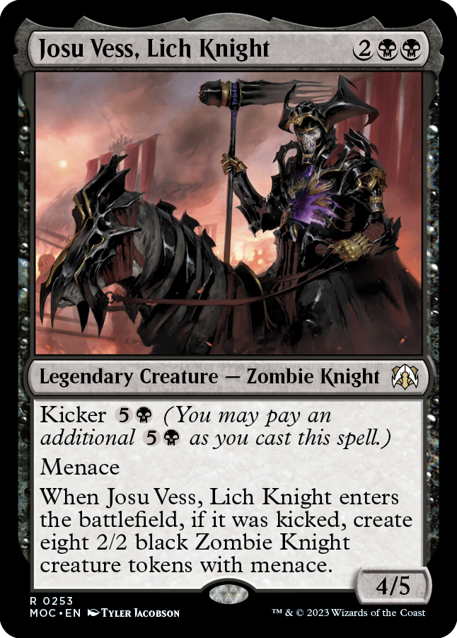 Josu Vess, Lich Knight [March of the Machine Commander] | Shuffle n Cut Hobbies & Games