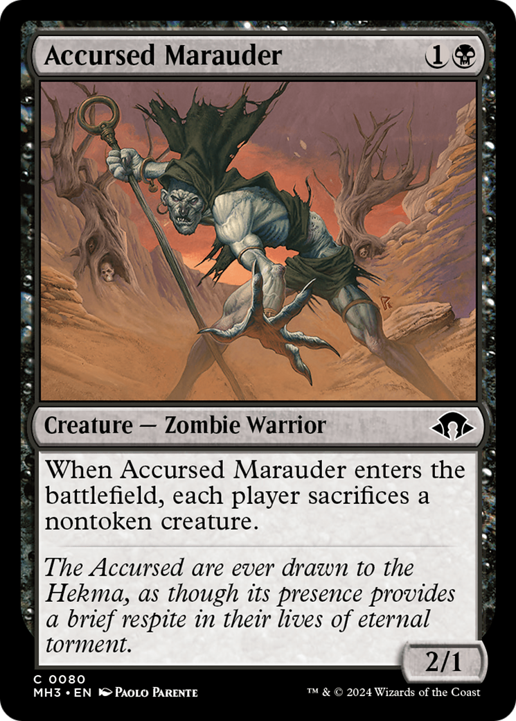 Accursed Marauder [Modern Horizons 3] | Shuffle n Cut Hobbies & Games