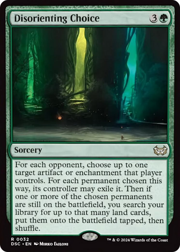 Disorienting Choice (Extended Art) [Duskmourn: House of Horror Commander] | Shuffle n Cut Hobbies & Games