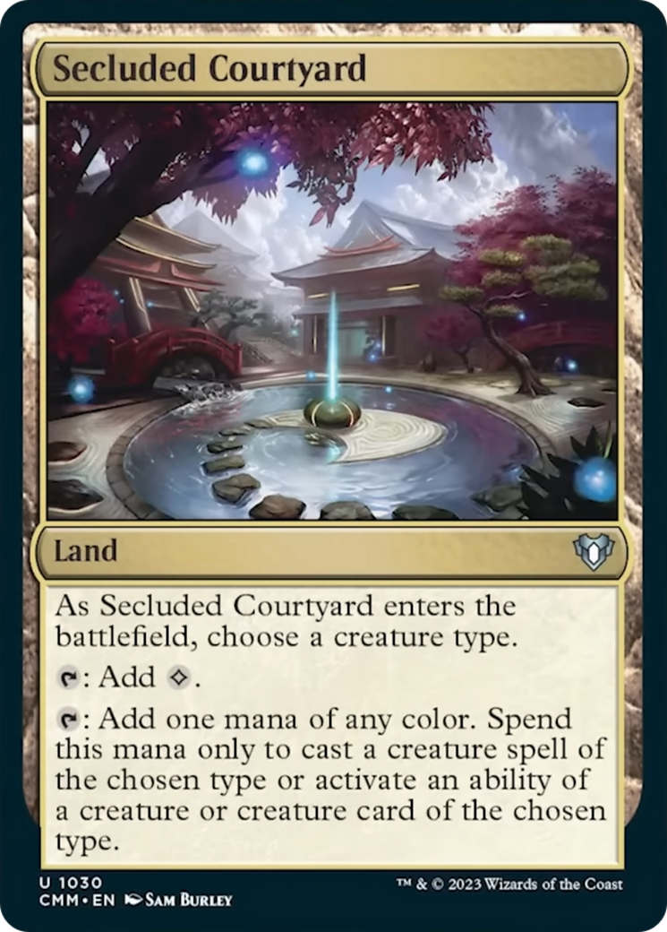 Secluded Courtyard [Commander Masters] | Shuffle n Cut Hobbies & Games