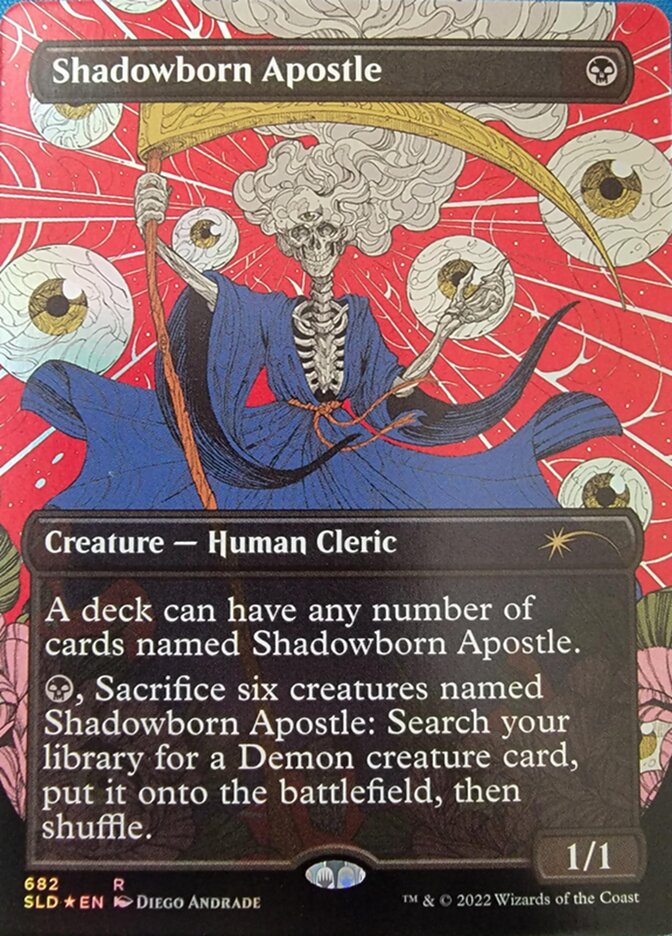 Shadowborn Apostle (Borderless) (682) [Secret Lair Drop Promos] | Shuffle n Cut Hobbies & Games