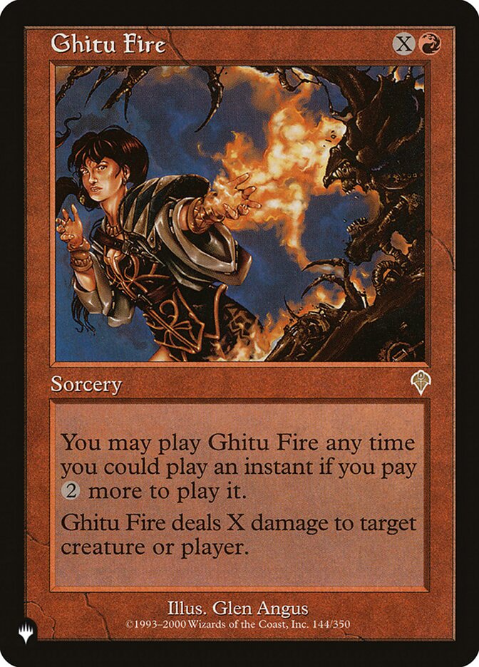 Ghitu Fire [The List] | Shuffle n Cut Hobbies & Games