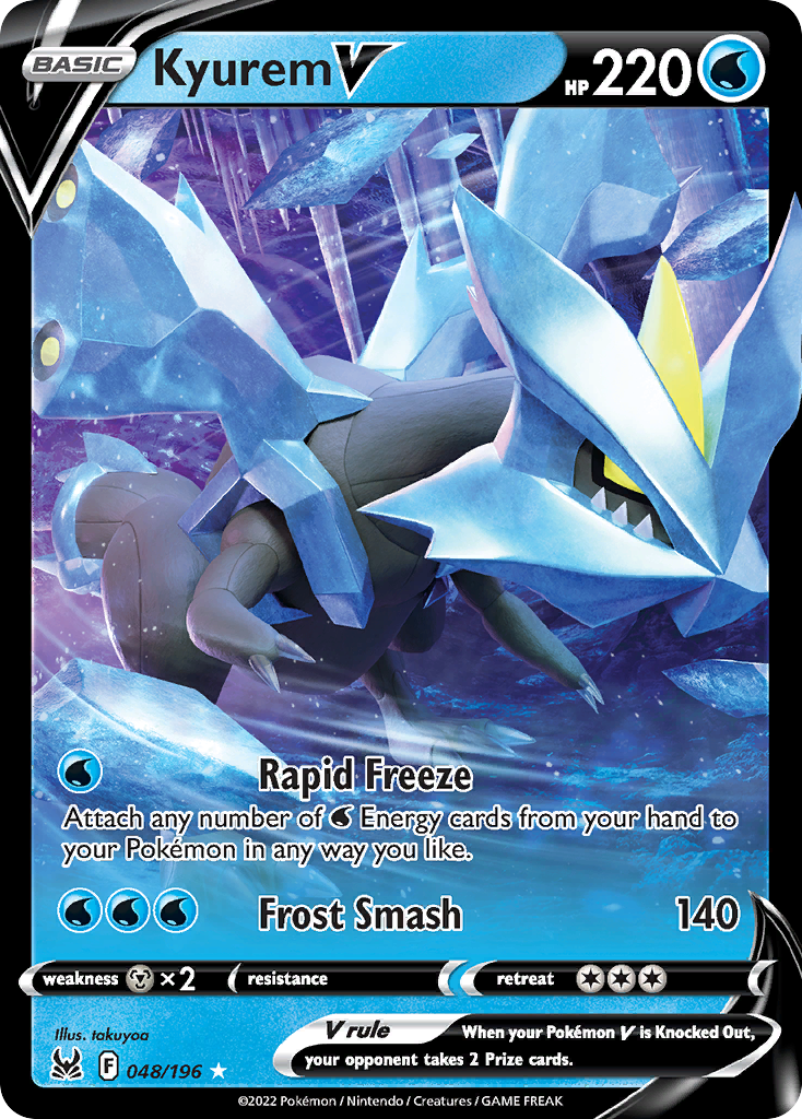 Kyurem V (048/196) (Jumbo Card) [Sword & Shield: Lost Origin] | Shuffle n Cut Hobbies & Games