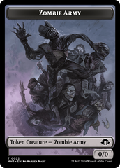 Eldrazi Spawn // Zombie Army Double-Sided Token [Modern Horizons 3 Tokens] | Shuffle n Cut Hobbies & Games