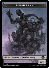 Servo // Zombie Army Double-Sided Token [Modern Horizons 3 Tokens] | Shuffle n Cut Hobbies & Games