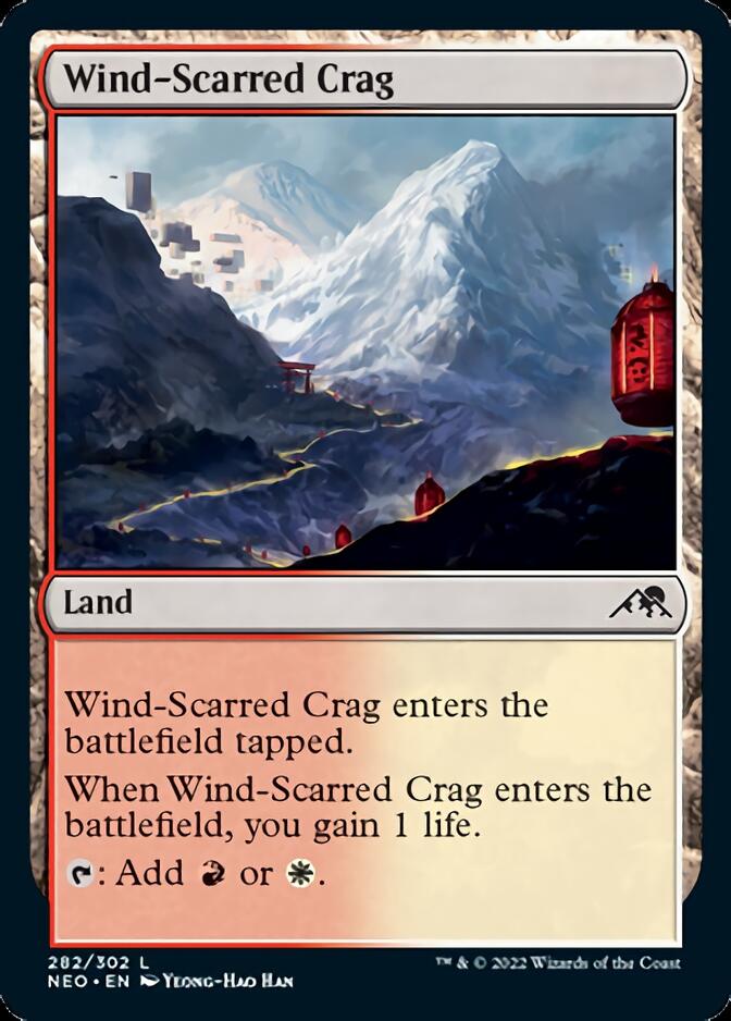 Wind-Scarred Crag [Kamigawa: Neon Dynasty] | Shuffle n Cut Hobbies & Games