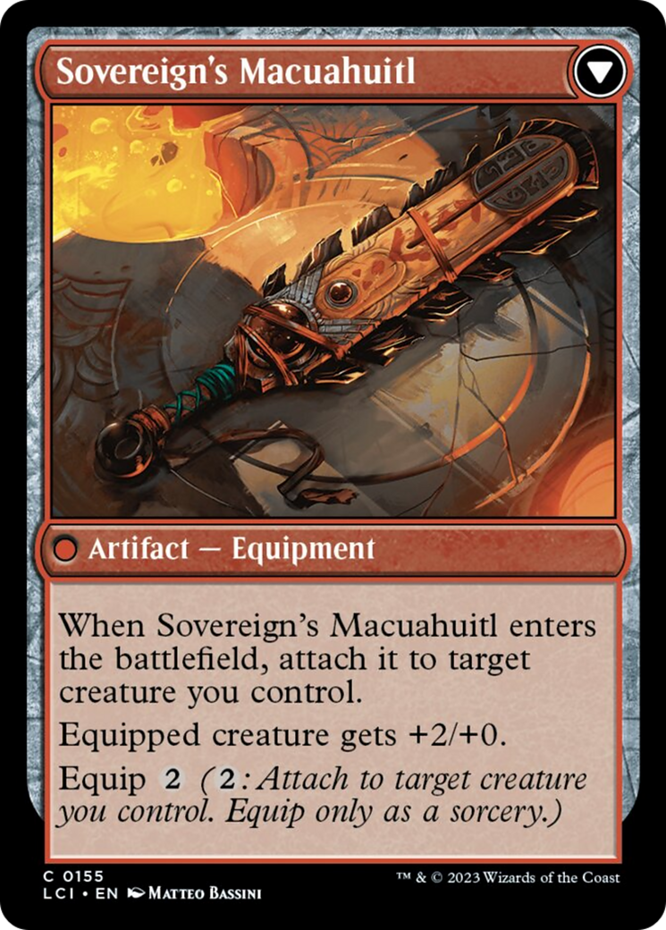 Idol of the Deep King // Sovereign's Macuahuitl [The Lost Caverns of Ixalan] | Shuffle n Cut Hobbies & Games