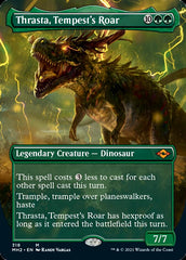 Thrasta, Tempest's Roar (Borderless Alternate Art) [Modern Horizons 2] | Shuffle n Cut Hobbies & Games