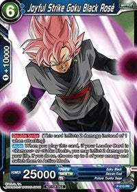 Joyful Strike Goku Black Rose (Foil Version) (P-015) [Promotion Cards] | Shuffle n Cut Hobbies & Games