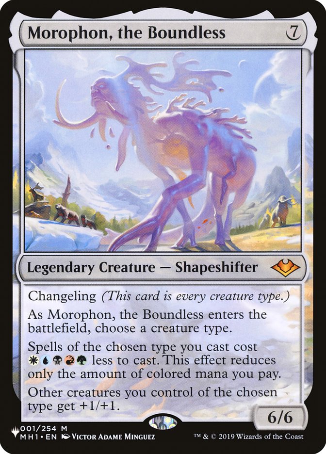 Morophon, the Boundless [The List] | Shuffle n Cut Hobbies & Games