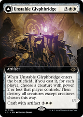 Unstable Glyphbridge // Sandswirl Wanderglyph (Extended Art) [The Lost Caverns of Ixalan] | Shuffle n Cut Hobbies & Games