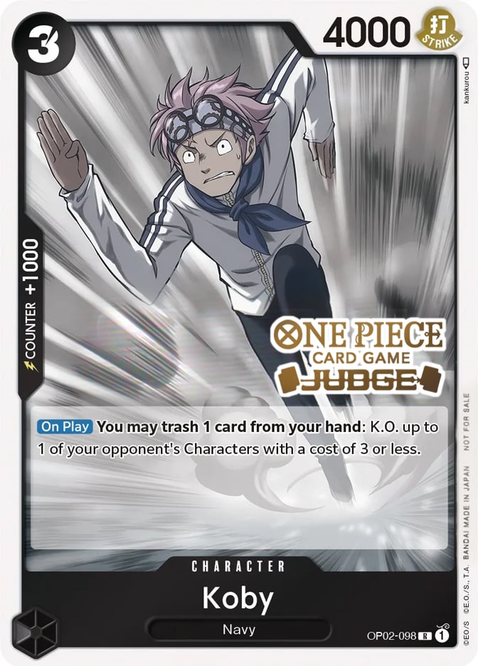 Koby (Judge) [One Piece Promotion Cards] | Shuffle n Cut Hobbies & Games