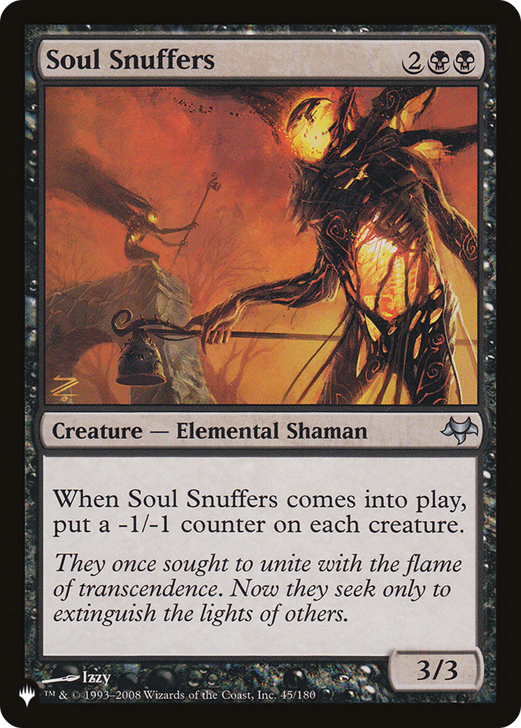 Soul Snuffers [The List] | Shuffle n Cut Hobbies & Games