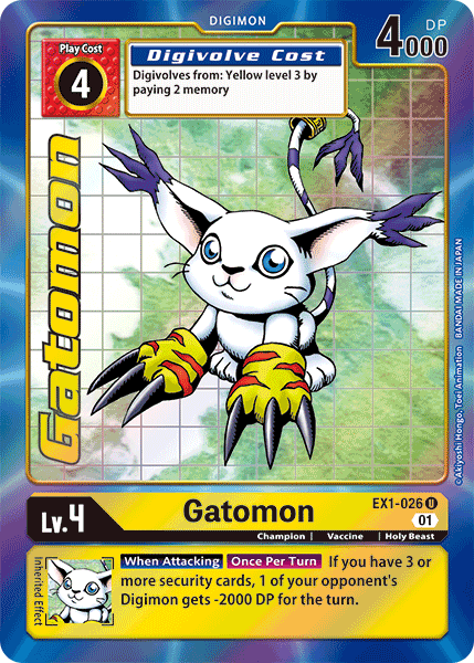 Gatomon [EX1-026] (Alternate Art) [Classic Collection] | Shuffle n Cut Hobbies & Games