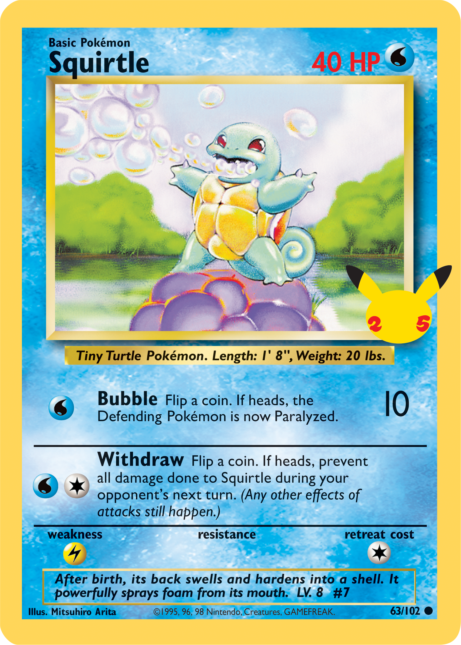 Squirtle (63/102) (Jumbo Card) [First Partner Pack] | Shuffle n Cut Hobbies & Games