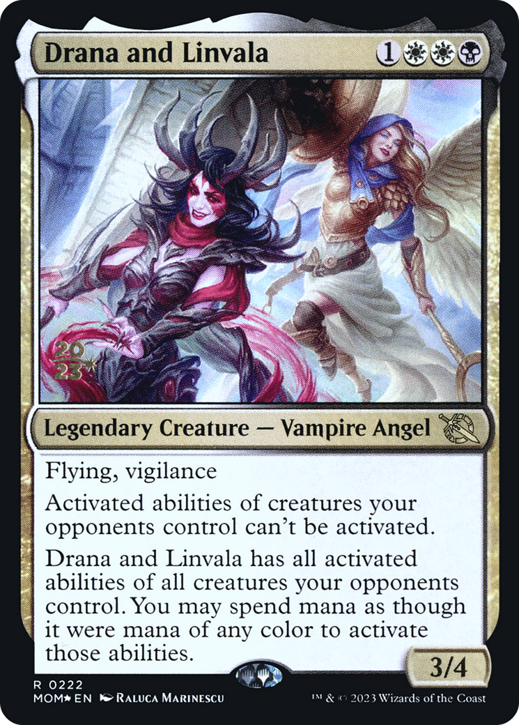 Drana and Linvala [March of the Machine Prerelease Promos] | Shuffle n Cut Hobbies & Games