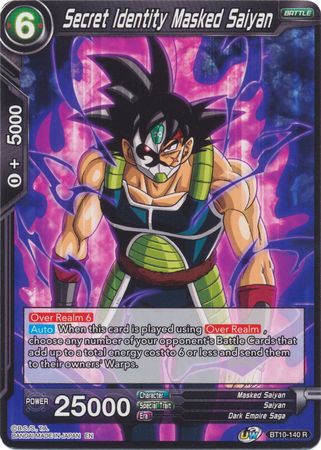 Secret Identity Masked Saiyan (BT10-140) [Rise of the Unison Warrior 2nd Edition] | Shuffle n Cut Hobbies & Games