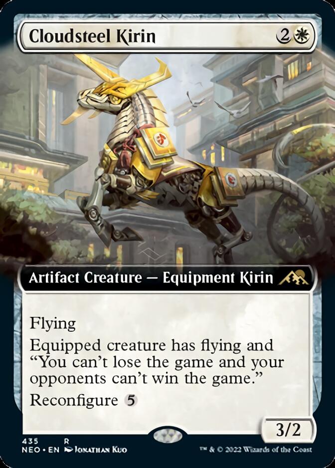 Cloudsteel Kirin (Extended Art) [Kamigawa: Neon Dynasty] | Shuffle n Cut Hobbies & Games