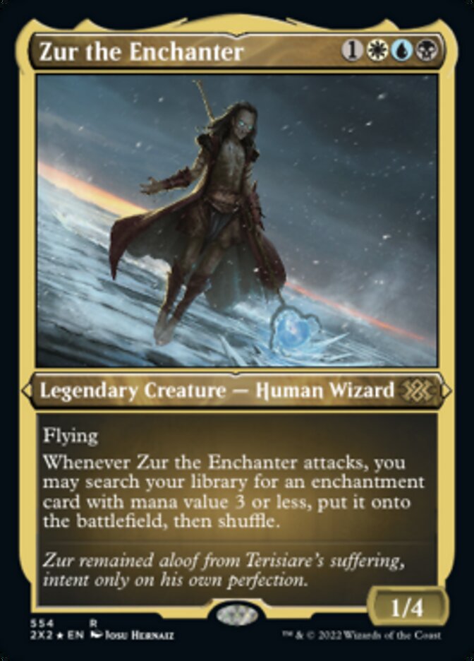 Zur the Enchanter (Foil Etched) [Double Masters 2022] | Shuffle n Cut Hobbies & Games