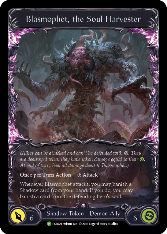 Blasmophet, the Soul Harvester [FAB021] (Promo)  Cold Foil | Shuffle n Cut Hobbies & Games