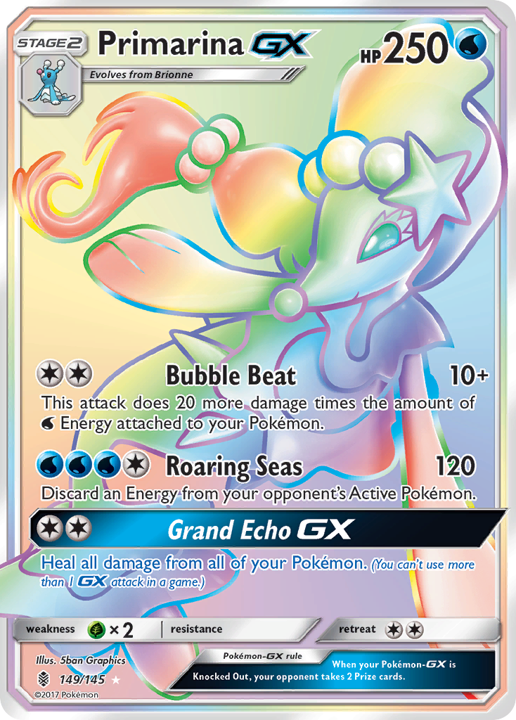 Primarina GX (149/145) [Sun & Moon: Guardians Rising] | Shuffle n Cut Hobbies & Games