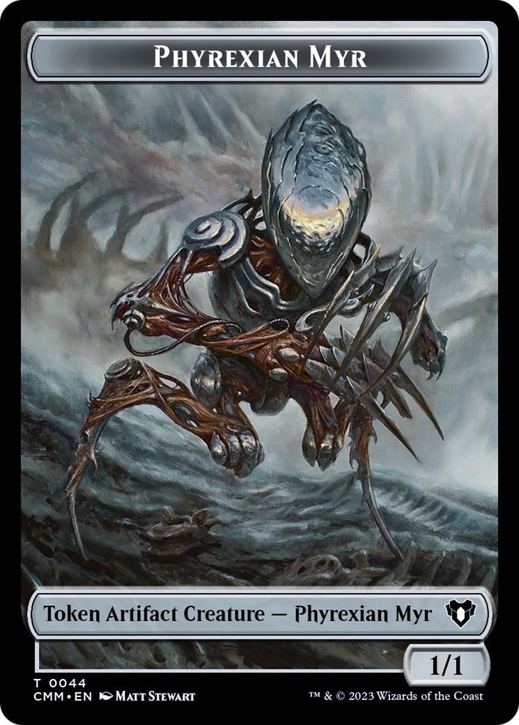 Phyrexian Myr Token [Commander Masters Tokens] | Shuffle n Cut Hobbies & Games