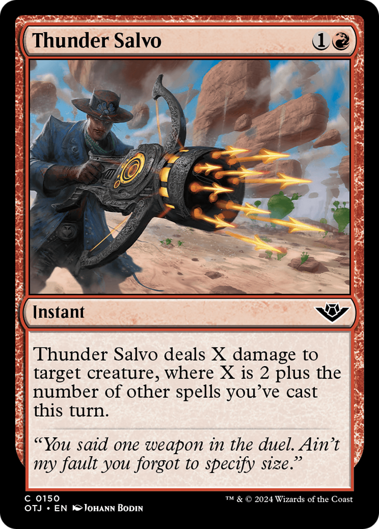 Thunder Salvo [Outlaws of Thunder Junction] | Shuffle n Cut Hobbies & Games