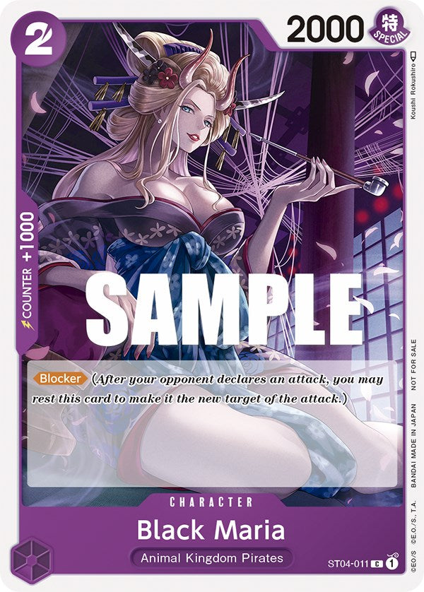 Black Maria (Tournament Pack Vol. 2) [One Piece Promotion Cards] | Shuffle n Cut Hobbies & Games