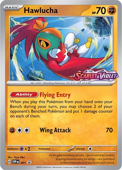 Hawlucha (007) [Scarlet & Violet: Black Star Promos] | Shuffle n Cut Hobbies & Games