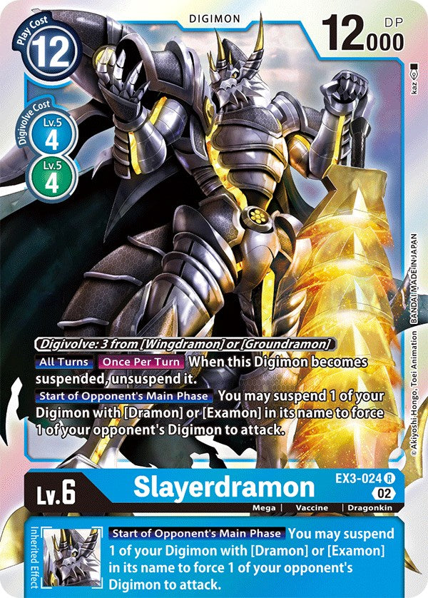 Slayerdramon [EX3-024] [Draconic Roar] | Shuffle n Cut Hobbies & Games